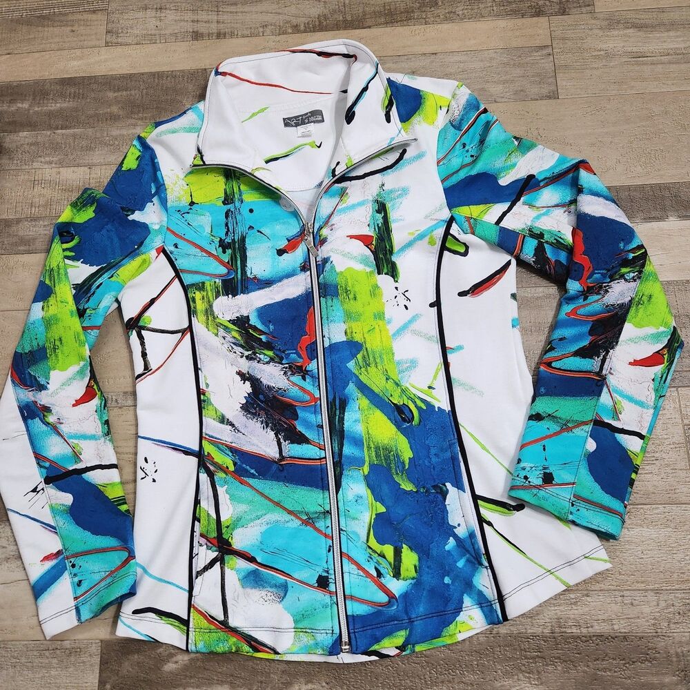 Dolcezza River of Life Art Jacket S Aristotelis Deligiannidis Zip Blazer